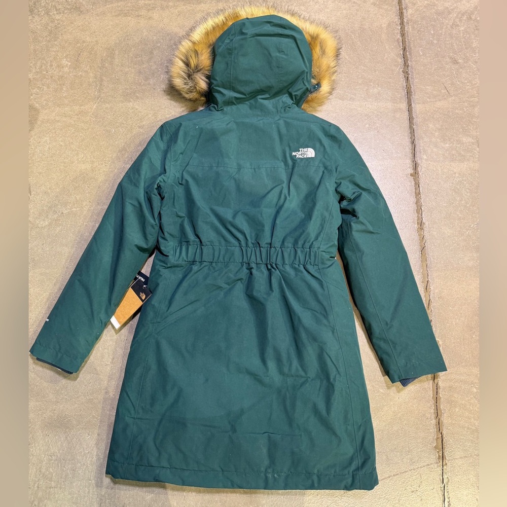 The North Face Arctic NF0A4R2VD7V Women's Ponderosa Green Parka Jacket - Picture 2 of 9